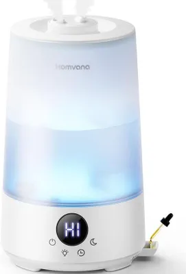 Obrázok produktu pre Malý ultrazvukový zvlhčovač vzduchu 360° s chladnou parou, tichý, 16 dB