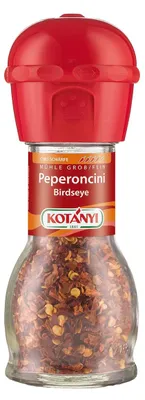 Produktbild von Kotanyi Peperoncini Birdseye Chili Mühle grob und fein Gewürz 24g
