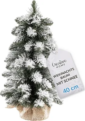 Produktbild von Creative Home Künstlicher Weihnachtsbaum mit Schnee Kleiner Tannenbaum 40 cm