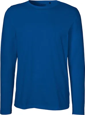 Immagine prodotto di Neutral O61050 | Maglietta a maniche lunghe da uomo / 100% cotone equosolidale - Colore: Royal - Taglia: L