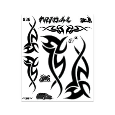 Image de Autocollant Tribal 2, 20 x 24 cm