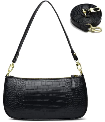Productafbeelding van BAIKELI Kleine schoudertassen voor dames, retrostijl, klassieke crossbodytas