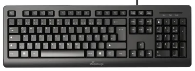 Produktbild von Tastatur USB AT 180 cm Kabel USB TASTATUR MIT KABEL Schwarz QWERTZ DE