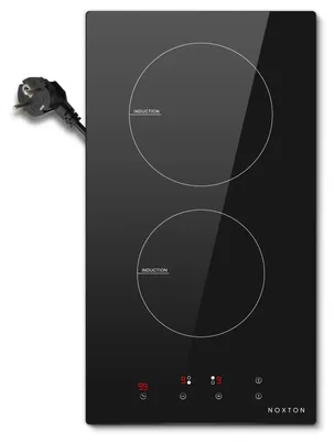 Imagen del producto de Placa de inducción, control táctil, 9 niveles de potencia, color combinado