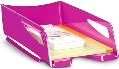 Immagine prodotto di Vassoio per lettere rosa maxi lucido