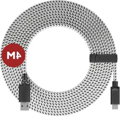 Produktbild von Nylon-Snellaadkabel für DualSense Controller - USB-C zu USB-A - Schnellladestation