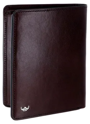 Produktbild von Leder Geldbörse Colorado RFID Protect Kombischeintasche 1286 Bordeaux weinrot