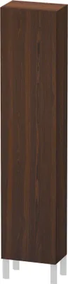Produktbild von Hochschrank L-CUBE 400x243x1760mm Ans re nussbaum gebürstet Anschlag rechts nussbaum gebürstet