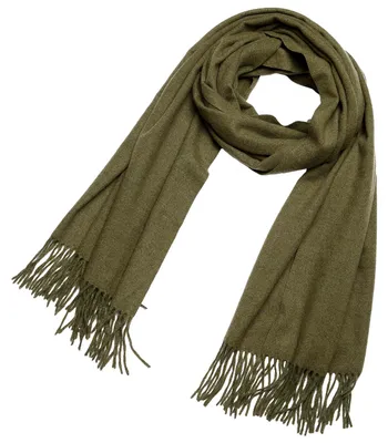 Immagine prodotto di Sciarpa invernale da donna DonDon, grande e morbida, 200 x 70 cm - Verde scuro