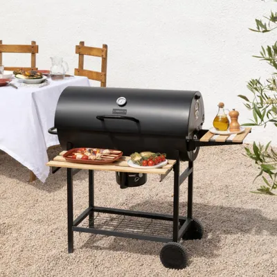 Produktbild von CREATE - BBQ SMOKEY - Räuchergrill mit Holzkohle auf Rädern