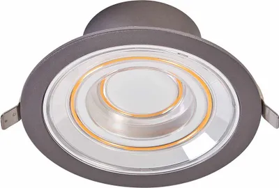 Produktbild von Ledvance LED Downlight Einbaustrahler Decor Filament Echo Silber Ø17cm 7W 650lm Warmweiß 2700K Schalter steuerbar