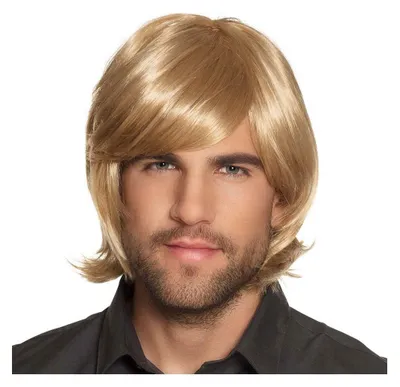 Produktbild von Boland Perücke Spike blond glatt halblang Retro-Accessoire Herren