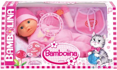 Produktbild von Bambolina Flora Puppe mit 50 tschechischen Wörtern