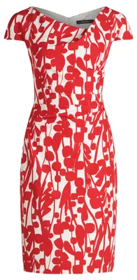 Produktbild von Vera Mont (266) Kleid Kurz 1/2 Arm, Cream/Red 1841 1841 36