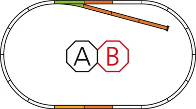 Produktbild von Piko PIKO A-Gleis mit Bettung Gleis Set B 55311