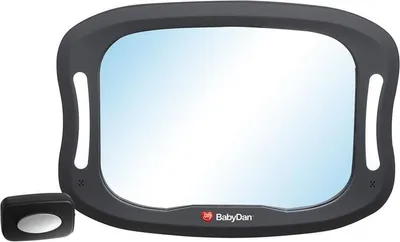 Image de BabyDan Rétroviseur réglable avec éclairage LED