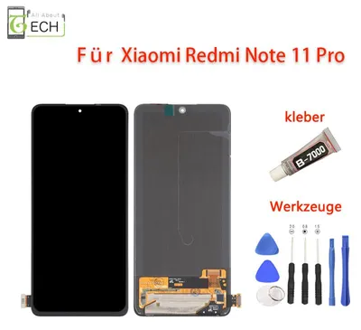 Produktbild von LCD für Xiaomi Redmi Note 11 Pro OLED Display 2201116SG Touchscreen Bildschirm