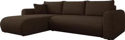 Produktbild von MIRJAN24 Ecksofa Eliwo Cord, Polsterecke, L-Form Sofa, Polstergarnitur, Eckcouch vom Hersteller (Farbe: Poso 06)