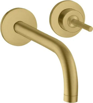 Produktbild von Einhebel-Waschtischmischer AXOR UNO² DN 15 UP m Al 165mm u Ros. f Wd-mon bru brushed gold optic