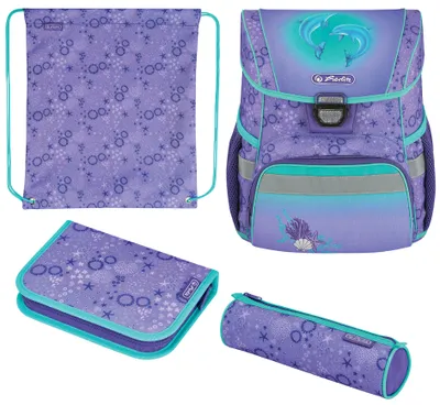 Zdjęcie produktu dla herlitz 50032457 herlitz satchel Loop Plus "Dolphins"