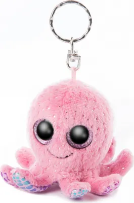 Produktbild von Nici Glubschis Octopus Poli 8 Cm Schlüsselanhänger Rosa  Rosa One Size