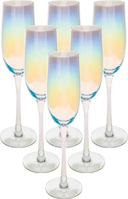 Produktbild von Secret de Gourmet Champagnerglaser - 6x - Perlmutter - 210 ml