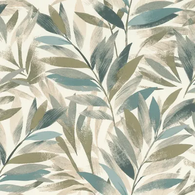 Obrázek produktu pro Vliesová tapeta 867640 Botanická džungle tapeta 53 x 1005 cm Rasch Symphony Blue Green