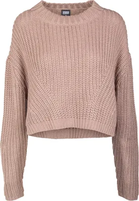 Produktbild von Urban Classics Ladies - Wide Oversize Sweater taupe - 5XL