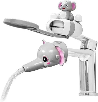 Produktbild von Universaler Wasserhahn-Erweiterung für Kinder | Wasserhahn-Erweiterung für Kinder | Handwasch-Keuken-Badkamer | Wasserhahn-Erweiterung für Kinder mit langem Arm