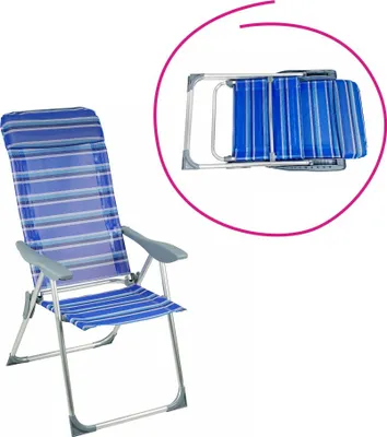 Produktbild von Kondela Avelar Gartenliege - blau/grau