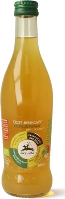 OCET JABŁKOWY 5 % NIEFILTROWANY BIO 500 ml - ALCE NERO