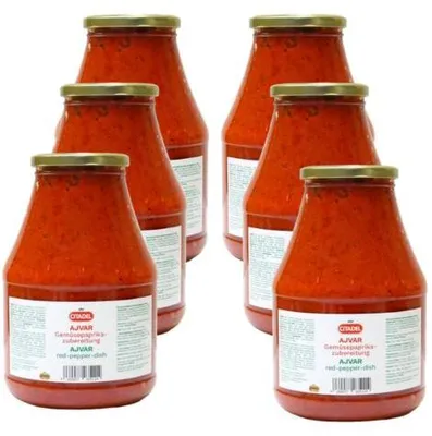 Obrázek produktu pro Citadel Ajvar jemný 6× 2450g papriková pasta, papriková pomazánka