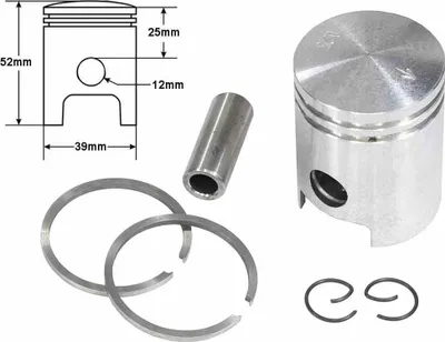 Image de Piston Simson S51 39,00 4 Rondeurs Std