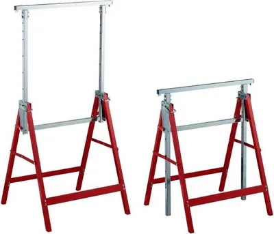 Immagine prodotto di Set di 2 cavalletti da lavoro alzati e abbassati