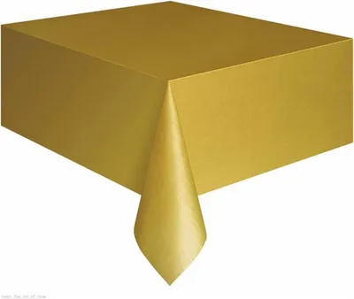 Image de Unique Party - Nappe, plastique, rectangulaire SG38720 (taille unique) (Or)