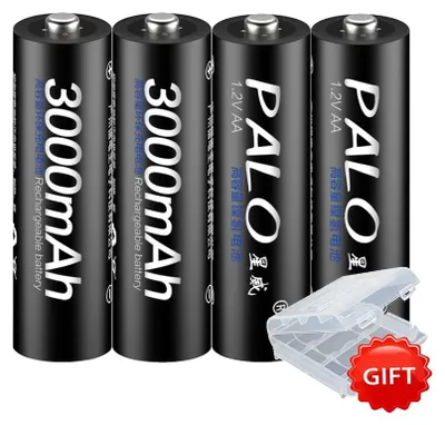 Obrázek produktu pro Dobíjecí baterie typu AA, kapacita 2000 mAh, nízké samovybíjení, 4 ks, 1,2 V