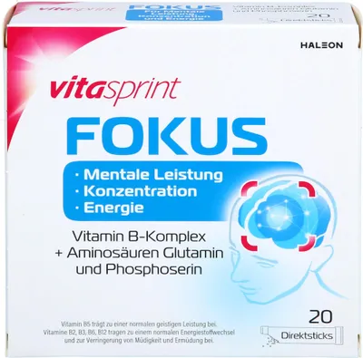 Produktbild von Vitasprint Fokus Direktsticks 20 St