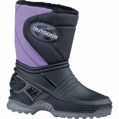 Produktbild von Beck Outdoor Mädchen PVC Winter Moonboots lila, wasserdicht, Warmfutter, bis -30 Grad