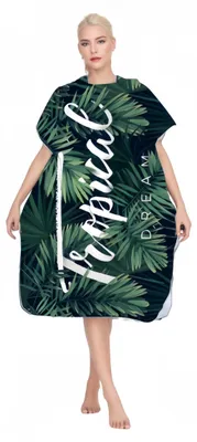 Zdjęcie produktu dla Solidchoice - Poncho z kapturem, wykonane z mikrofibry, idealne jako ręcznik plażowy