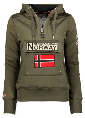 Image de Geographical Norway Sweat WW2491H/GN-Kaki vert pour homme