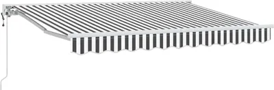 Produktbild von vidaXL Markisenrahmen Anthrazit und Weiß 350 x 200 cm