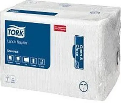 Immagine prodotto di Tork - Servizio da pranzo 33x33cm Uni 500 pezzi Bianco 509308 | Prendi 500 pezzi
