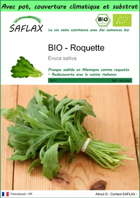 Image de SAFLAX Garden to go -- Roquette - 3000 graines - Eruca