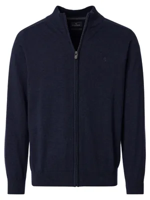 Produktbild von CASAMODA Herren Strickjacke Zipper Regular Baumwolle Marine 5XL