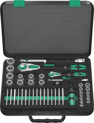 Produktbild von Steckschlüsselsatz 8100 SA/SC 2 Zyklop 43-tlg.1/4+1/2 Zoll SW 4-24mm