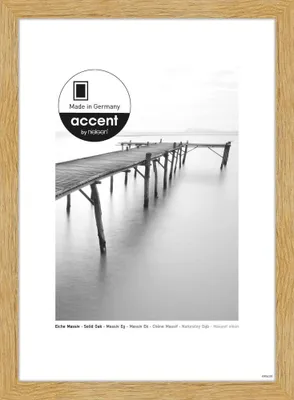 Obrázok produktu pre Akcentný rám z masívneho dreva Scandic 40x60 cm dub
