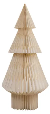 Produktbild von GILDE Dekoobjekt Honeycomb Tannenbaum aus Papier - glitzernd - geometrisches Mus