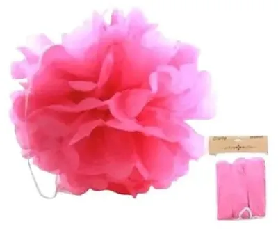 Zdjęcie produktu dla Ozdoba papierowa pompon różowa 25cm 3szt - Penword