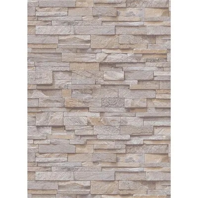 A full-frame image of a stone-effect wallpaper.