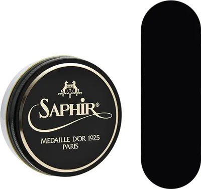 Produktbild von Saphir Medaille d'Or Pate de Luxe Schuhcreme - (01) Schwarz - 50ml